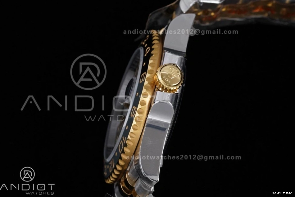 Best Jubilee GRNR Dial II Black TravelReady GMT YG 126713 Master ARF SS Edition New 856 Bracelet V SH3285 on 0105